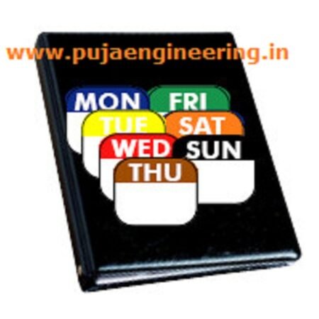 Colour Coded Day Labels