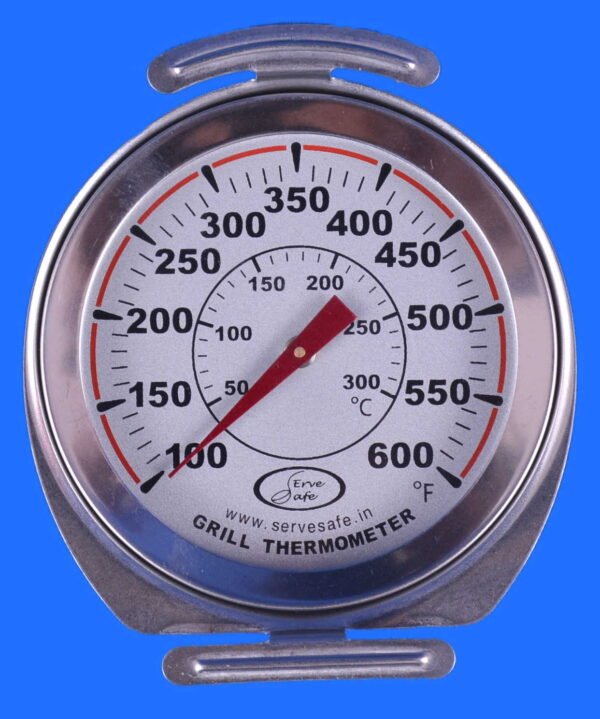 Grill Thermometer Stainless Steel 65 mm Ø