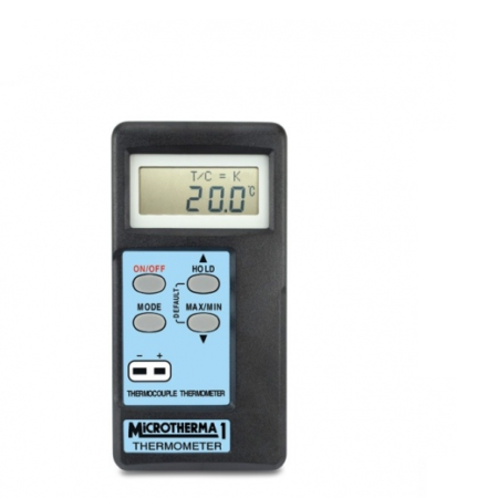 MicroTherma 1 microprocessor thermometer with automatic re-calibration